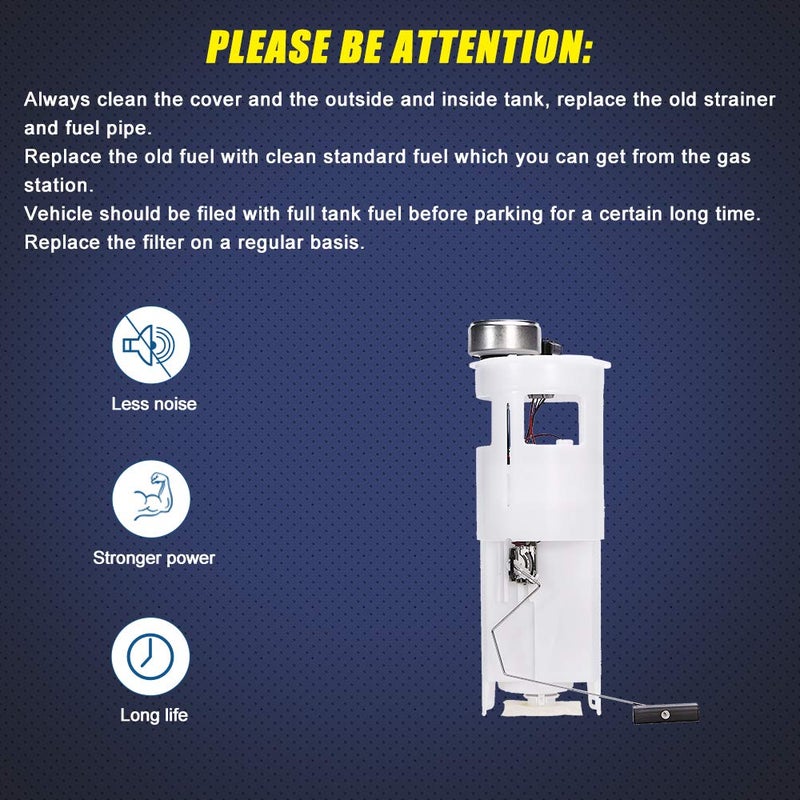 TOPSCOPE FP7116M - Fuel Pump Assembly E7116M fits 1997 1998 2000 2001 2002 2003 Dodge Dakota(2 Door Extended Cab Pickup & w/22 Gal. Tank) - Image 2